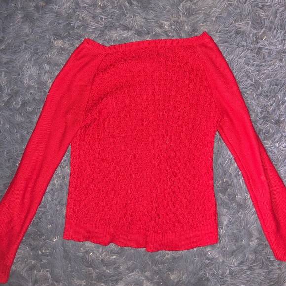 Aeropostale Red Knit Sweater 😍❤️ - Picture 3 of 5
